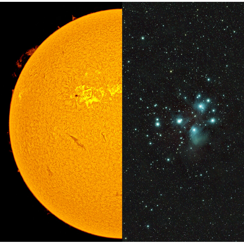 Lunt Solar Systems Telescopio Solare ST 70/420 LS60MT Ha B1200 Allround OTA