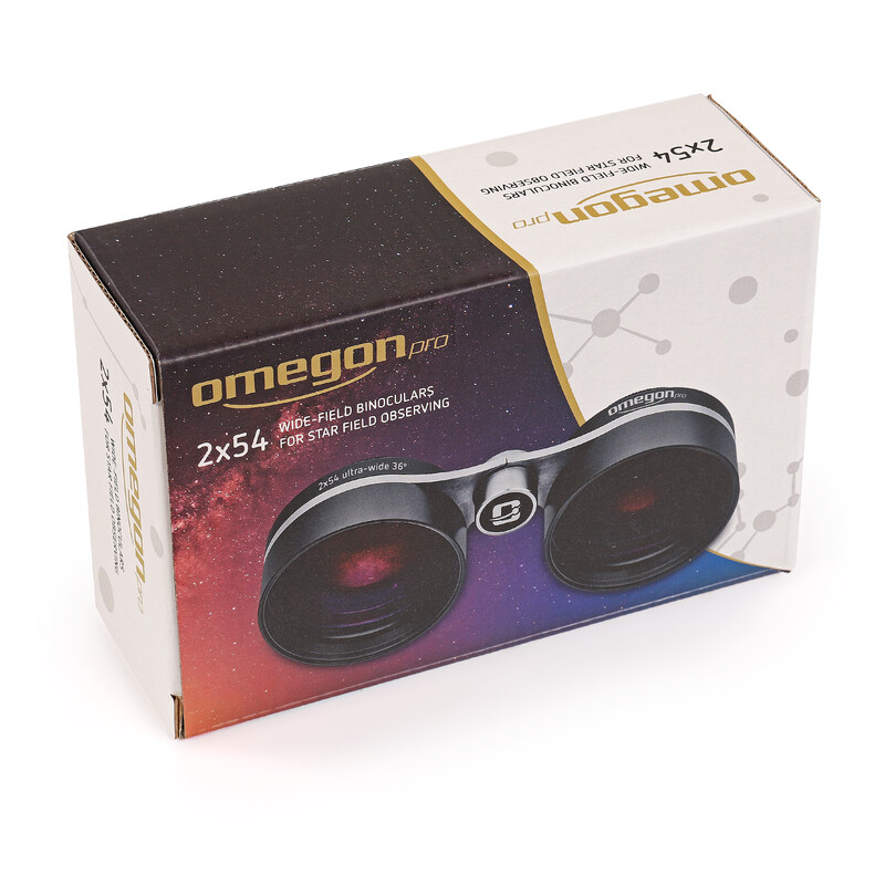 Omegon Binóculo 2×54 binoculars for star field observation