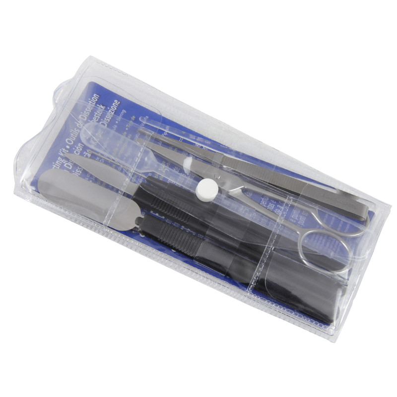 Omegon Kit Microscopio , Binoview,1000x, LED, accessori per la preparazione, libro di microscopia
