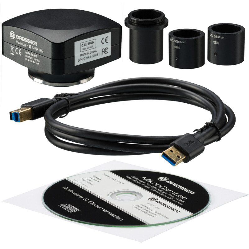 Bresser Aparat fotograficzny MikroCamII 5MP HIS, color, CMOS, 2/3'', 3.45 µm, USB3