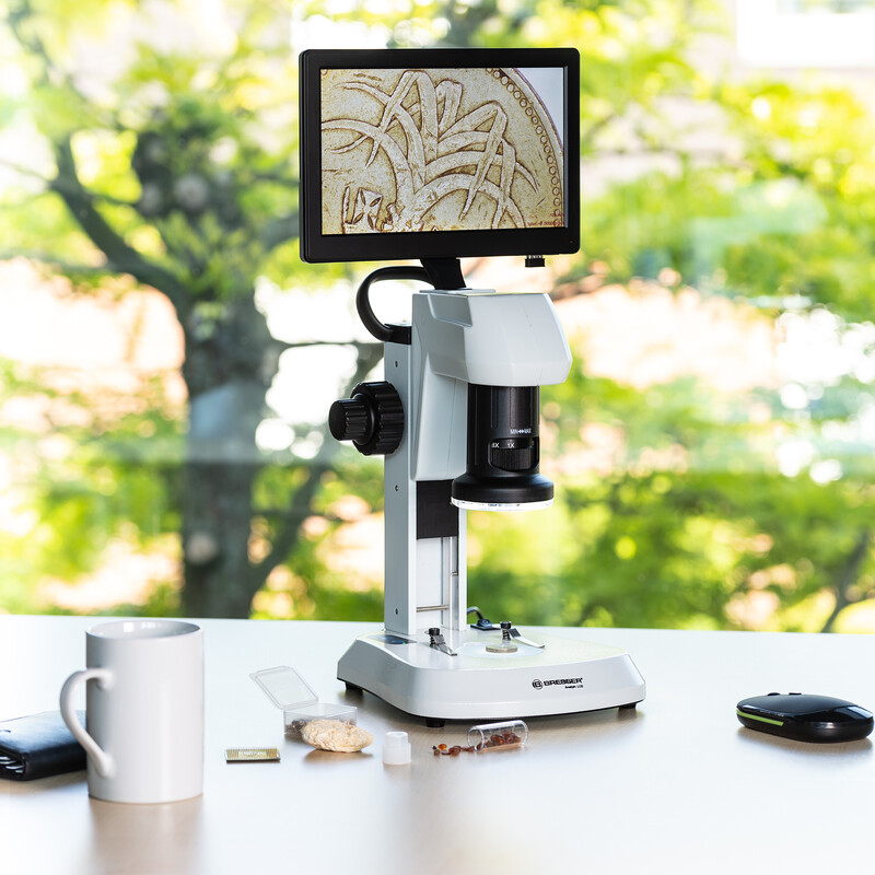 Bresser Microscopio Analyth LCD Mikroskop, screen, 0.7x-4.5x, AL/DL, LED, 5MP