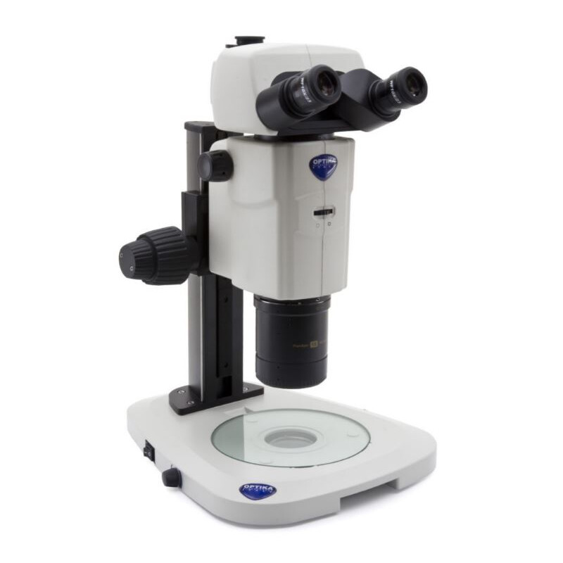 Optika Microscopio stereo zoom SZR-180, trino, CMO, w.d. 60mm, 10x/23, 7.5x-135x, LED, click stop