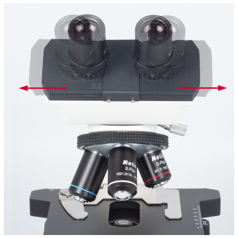 Motic Microscopio Mikroskop B1-220E-SP, Bino, 40x - 1000x
