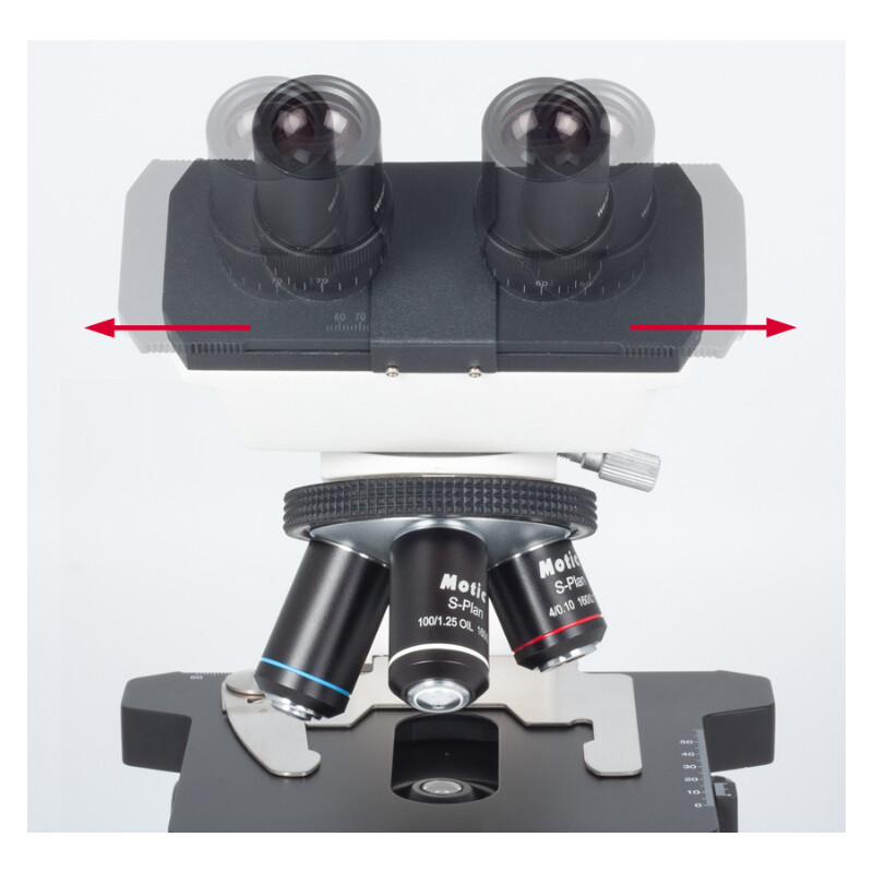 Motic Microscopio Mikroskop B1-220E-SP, Bino, 40x - 600x