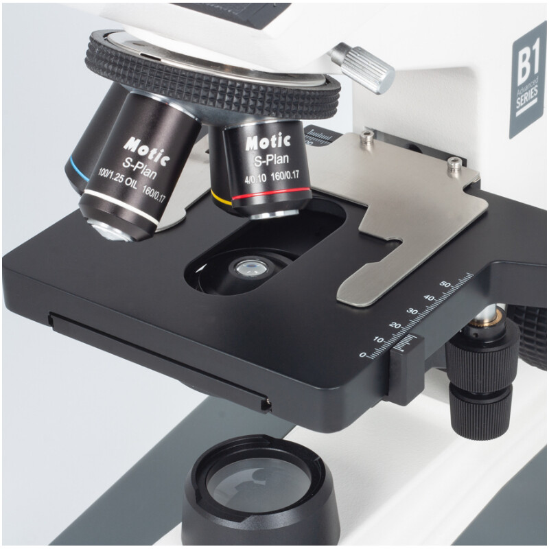 Motic Microscopio Mikroskop B1-220E-SP, Bino, 40x - 600x