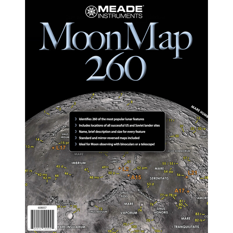 Meade Mondkarte 260