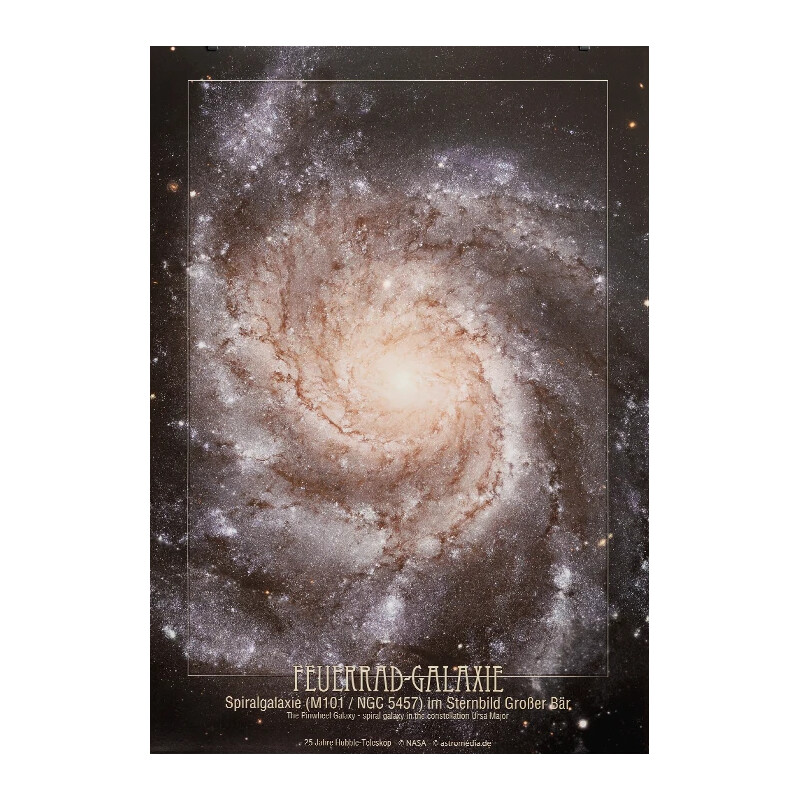 AstroMedia Poster Die Feuerrad-Galaxie