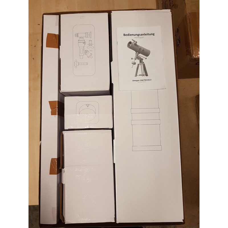 Omegon Teleskop N 150/750 EQ3 (Fast neuwertig)