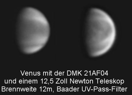 Venus im UV mit der DMK