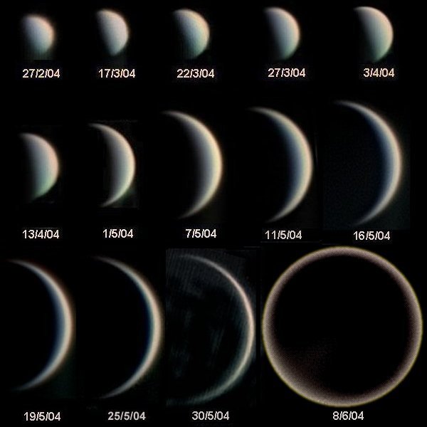 Die Phasen der Venus