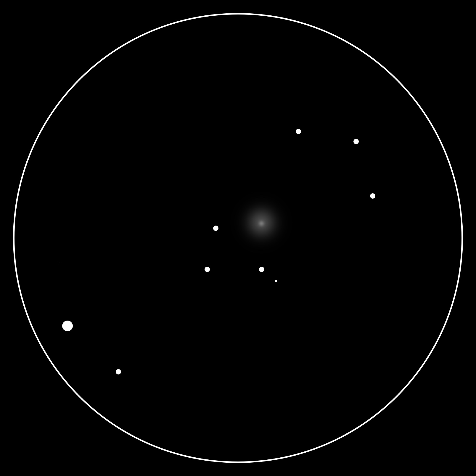 Zeichnung von Komet C/2019 Y4 ATLAS