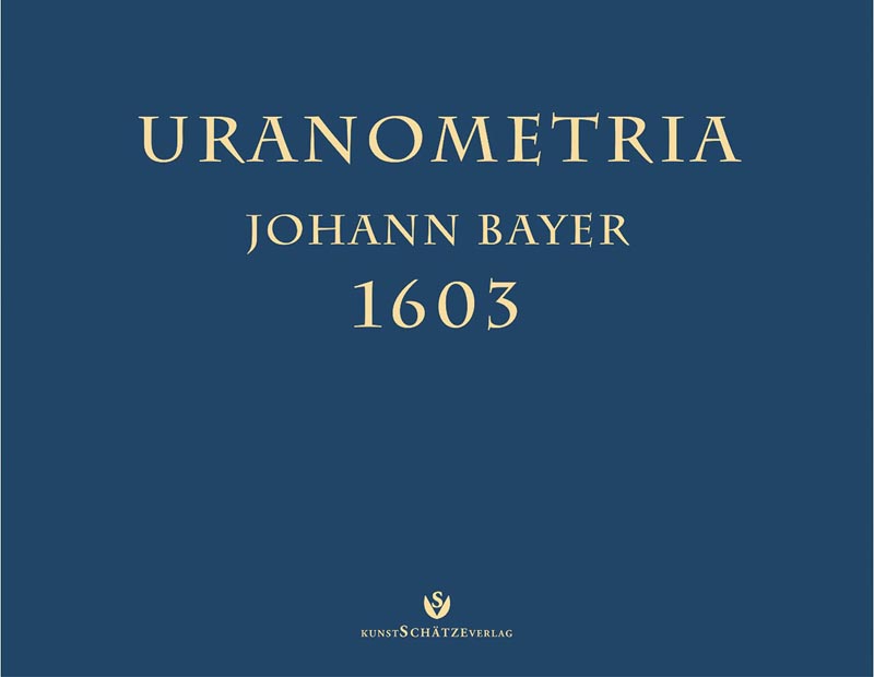 Uranometria von Johann Bayer im Set mit Begleitbuch